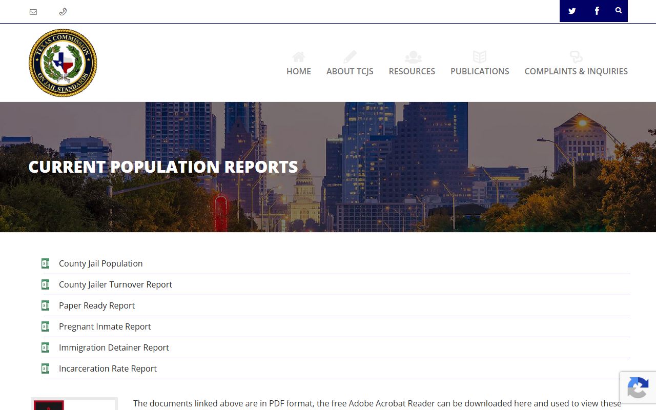 Lamb County inmate population TCJS population reports